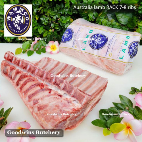 Lamb RACK Australia WAMMCO frozen 7-8 RIBS +/- 1.5kg (price/kg)